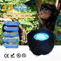 Nouveau modèle de projecteur LED en aluminium 5W/18W/36W/60W étanche IP66, couleur RGB, haute luminosité, télécommande pour entrepôt