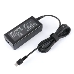 Pengisi daya PD-45W USB-C/adaptor daya Laptop tipe-c untuk MacBook Pro/Lenovo/ASUS/Acer/De ll /HP