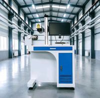 Machine de marquage et de découpe laser à fibre CNC trois axes CORAL HG-G-D20-Z80, modèle de table, refroidissement par air, 110/220V, compatible DXF/AI/DST/NC/PLT