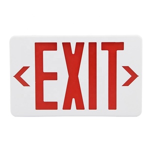 消防安全通用安装出口标志120V 277V双电压发光二极管指示器应急灯美国出口标志 - Product Image 2
