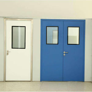 Puerta de Acero Inoxidable de Alta Calidad Personalizada para Quirófano, Sala Limpia, Puerta Única para Cuarto Limpio - Product Image 5