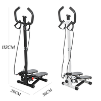 Steppeur multifonctionnel, appareil d'aérobic, mini-steppeur portable pour la maison, mini-steppeur avec barre de maintien