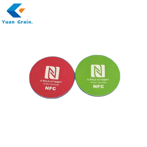Nfc Mini <span class=keywords><strong>tag</strong></span> 213 215 216 <span class=keywords><strong>RFID</strong></span> HF 13.56MHz PVC nhãn chiếu âm nhạc tường điện thoại di động cảm ứng một nút chiếu - Product Image 4