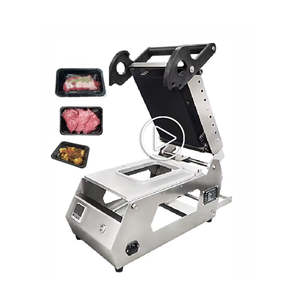 Máquina eléctrica de 8 tiempos/minutos, automática, fácil de operar, bandeja de pan, bolsas de embalaje dulces, película, bolsa, 1, 2, 1, 2, 1, 2, 1, 2 - Product Image 1