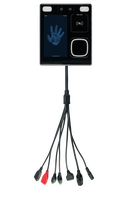 Terminal de Control de Acceso Biométrico Multimodal de 5 Pulgadas para Interiores, Identificación de Alta Velocidad por Palma de la Mano, Código QR, Tarjeta IC e ID, Equipo de Seguridad