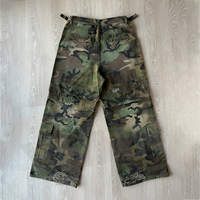 Fabricant de pantalons cargo déchirables pour hommes, style streetwear, avec poches personnalisées, camouflage, détachables, coupe baggy, faible MOQ