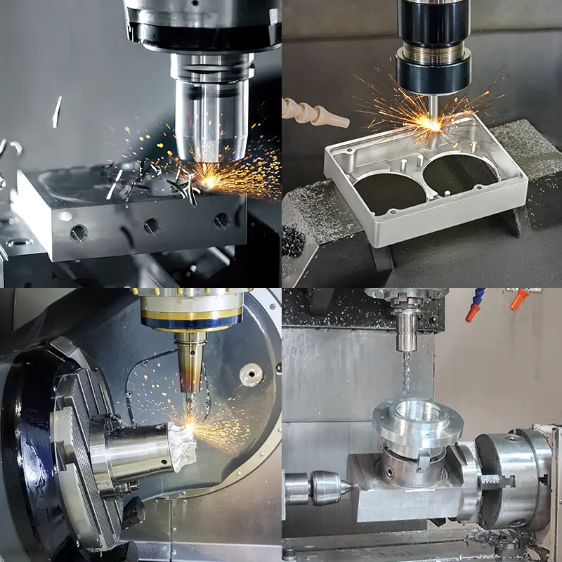 사용자 정의 구성 요소 금속 CNC 알루미늄 가공 부품 세트