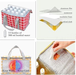 Cesta de Picnic Personalizada para Exteriores, de Gran Capacidad, para Viajes, Bolsa Térmica Portátil, Venta al por Mayor - Product Image 3