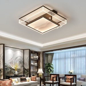 Nueva Lámpara de Techo de Estilo Chino para Sala de Estar, Elegante Juego de Lámparas de Techo de Estilo Chino, Forma Rectangular, LED, para Salón de Té, <span class=keywords><strong>Restaurante</strong></span>, Dormitorio Moderno - Product Image 4
