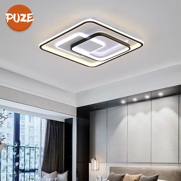 Alta Lumen Luz Fina Projeto Do Bebê Moderno Estilo Simples Casa Inteligente Superfície Montada Quarto Sala LED Lâmpada Do Teto