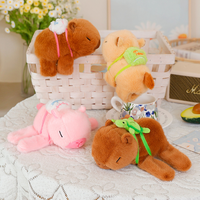 Peluche Fraise Tortue Capybara Peluche Jouets Capybara Bracelet Avec Sac À Dos