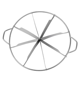 Coupe-tarte en acier inoxydable 8 tranches pour des coupes circulaires uniformes et élégantes – Outil couteau à gâteau - Product Image 2