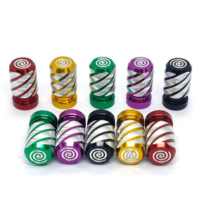 <span class=keywords><strong>Bouchon</strong></span> de <span class=keywords><strong>valve</strong></span> fantaisie universel en alliage d'aluminium anodisé pour voiture moto - Product Image 2