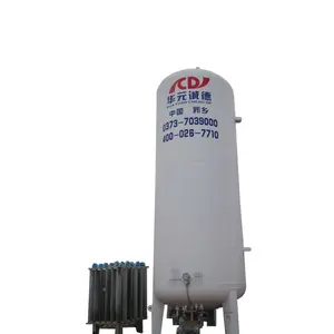 Tanque de armazenamento de oxigênio líquido criogênico vertical 30m3/nitrogênio/argon para venda