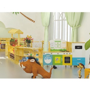 Moetry-juegos de cocina de imitación para niños, muebles de cocina de madera maciza para guardería, escuela, <span class=keywords><strong>centro</strong></span> de juegos de rol - Product Image 6