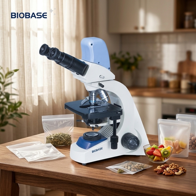Biobase Digital Biological Microscope Fine Division 0.002mm and  Interpupillary 55~75mm for Lab DM-18NS