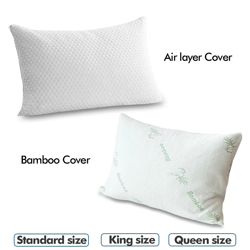 Bamboo Pillow Different Size Shredded Memory Foam Bed Pillows With Bamboo Like A Bread Pillow Covers