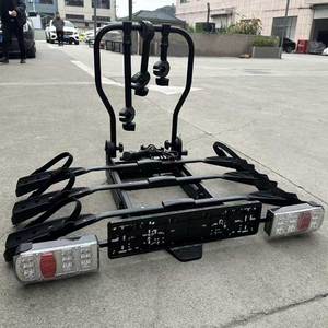 Bloqueo DE SEGURIDAD fijo para <span class=keywords><strong>bicicleta</strong></span> de 60kg con carga máxima, 3 bicicletas, contrapunto trasero, portabicicletas para coche - Product Image 3