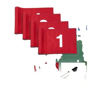 Bandera de Golf Personalizada de Poliéster de Alta Calidad, Impresión a Doble Cara con Tubo, Bandera de Práctica de Golf para Exteriores, Mini Banderas de Golf con Asta - Product Image 4