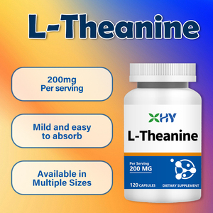 L-theanine Vitamin D3 B12 bebas gula Mint Melatonin suplemen otak kafein l-theanine kapsul untuk suasana hati perawatan tidur - Product Image 3