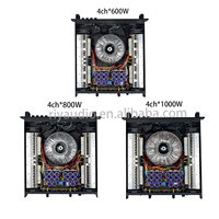 Amplificateur de puissance 2U 4 canaux série AD 4ch*600W/800W/1000W, circuit audio haute puissance, grande stabilité, pour scène, spectacle DJ