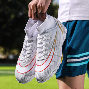 <span class=keywords><strong>2023</strong></span> chaussures de Football recouvertes de cuir pour AG longs ongles déchiquetés pour garçons et filles chaussures d'entraînement sportif de compétition de jeunesse - Product Image 6