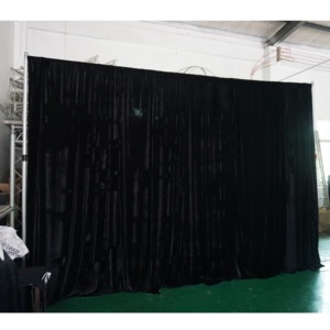 Telescopic drape and pipe aluminum <b>backdrop</b> <b>stand</b> kit for exhibition booth - Product Image 4