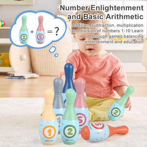 Giocattolo da Bowling in plastica digitale colorato personalizzato <span class=keywords><strong>per</strong></span> gioco educativo <span class=keywords><strong>per</strong></span> <span class=keywords><strong>bambini</strong></span> da <span class=keywords><strong>5</strong></span> a 7 <span class=keywords><strong>anni</strong></span> <span class=keywords><strong>per</strong></span> giovani - Product Image 3