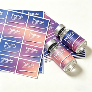 Étiquettes personnalisées pour flacons de peptides de <span class=keywords><strong>laboratoire</strong></span>, autocollants adhésifs de haute qualité 3ml 10ml pour usage pharmaceutique - Product Image 6