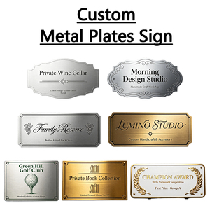 Placa de Metal Grabada Vintage para Identificación de Bodega, Estudio, Empresa, Recuerdo, Placa Conmemorativa, Placa de Identificación Metálica - Product Image 1