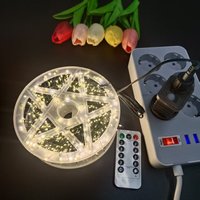 Offre Spéciale Mini feux d'artifice de Noël portables 900 LED 27M LED étanche pétard grappe fil de cuivre LED lumière en cuivre
