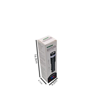 Nouvelle lampe torche d'alarme transfrontalière rechargeable par USB en alliage d'aluminium, multifonctionnelle, avec fonction de batterie externe et portée de 500 m