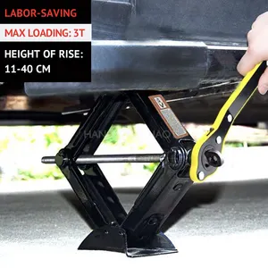 <strong>Jack</strong> Auto <strong>Car</strong> Elevator Double 2T 3T Hydraulic Manual <strong>Car</strong> <strong>Scissor</strong> <strong>Jack</strong> for Repairing Engine - Product Image 2