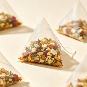 Sachets de thé pyramidaux biodégradables aux herbes et aux fruits du moine, sans sucre, sans caféine, pour la dépuration des mucosités, Zhouhetang Grossiste - Product Image 3