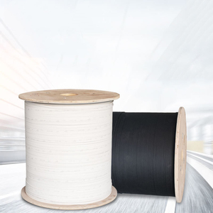 Cable de Fibra Óptica FTTH de 1 y 2 Núcleos para Interiores y Exteriores, Reforzado con 3 Alambres de Acero, G657, Resistente a la Flexión - Product Image 1