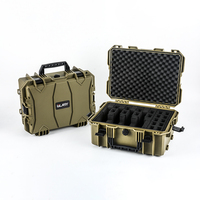 GLARY étui de chasse en plastique dur pour pistolet étanche universel étui de pistolet à main avec mousse personnalisée vente en gros étui de transport pour pistolet