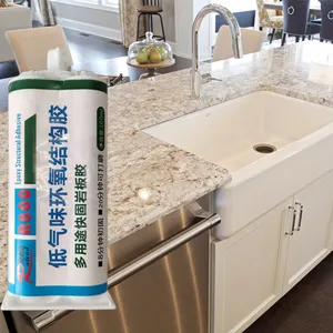 R800 Reinforced Marble Adhesive Glue Colle Pour Granit Cola Para Granito Sintered Stone Glue Epoxy Slated Slab Glue Sealant