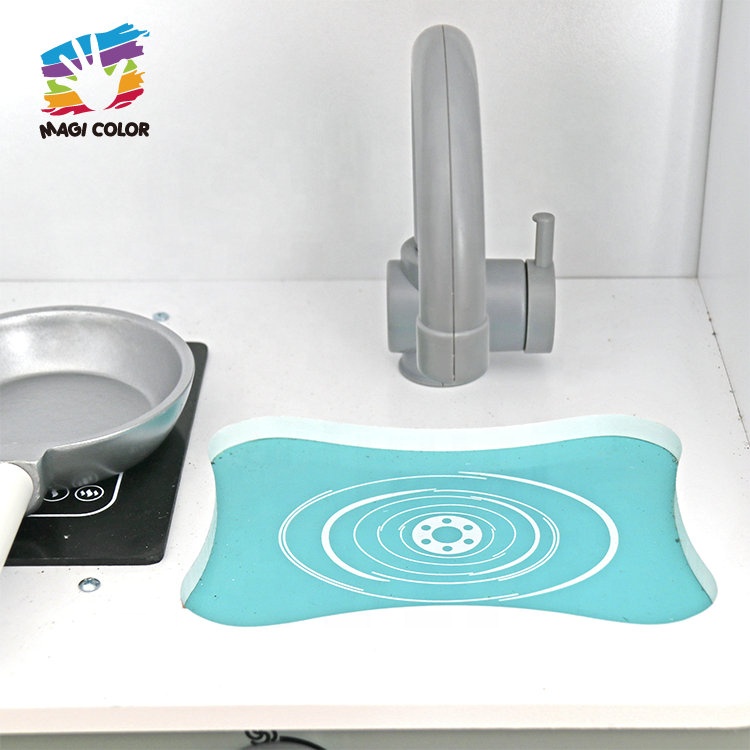 Новый дизайн, Детский комплект для ролевых игр, игрушки, Имитация деревянной кухни, W10C738