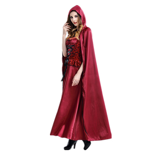Costume adulte petit <span class=keywords><strong>chaperon</strong></span> <span class=keywords><strong>rouge</strong></span> Costumes de carnaval Cosplay fantaisie pour robe de femme - Product Image 6