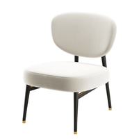 Chaise de créateur avec dossier, chaise simple pour chambre et balcon, chaise de maquillage, chaise haut de gamme pour club, hôtel, réception et chaise individuelle