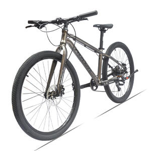 Vélo de montagne 9 vitesses, cadre en alliage d'aluminium de 26 pouces, fourche à suspension, freins à disque hydrauliques avant et arrière, jante à double paroi - Product Image 6