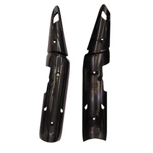 Piezas de Motocicleta, Cubierta de Tubo de Escape con Patrón de Fibra de Carbono, Apta para Yamaha Y15ZR, Cubierta Antiescaldaduras para Tubo de Escape, Modificación - Product Image 4