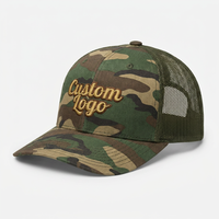 Gorras de camionero de malla personalizadas de alta calidad, camisetas y polos personalizados con parche tejido Richardson 112, gorras de camionero y camisetas.