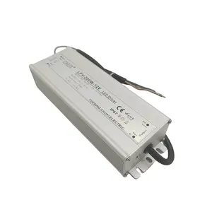 Slim Design Meanwell Waterproof LED Light Driver 12v AC DC IP67 200w Switch Power Supply LPV-200-12