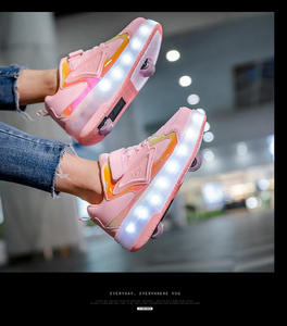 Manufacturer Exclusive High Quality Roller <strong>Skates</strong> <strong>Pair</strong> LED Light up Roller <strong>Skates</strong> Unisex Roller <strong>Skates</strong> Sneakers - Product Image 6