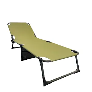 다기능 라운지 의자 점심 침대 쉬운 깨끗한 자외선 차단제 빠른 건조 경량 접이식 침대 사무실 용