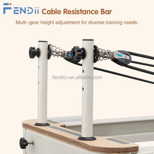 <span class=keywords><strong>Reformer</strong></span> Pilates Profesional Busa Kepadatan Tinggi dengan Footbar untuk Pusat Kebugaran - Product Image 3