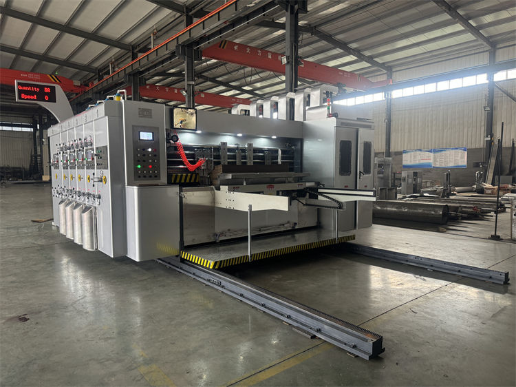 4 Color Automatic Corrugated Carton Box Paper Flexo Printing Machine ...