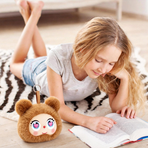 Giocattolo AI in Peluche con Display da 2 Pollici, Robot AI Intelligente Marrone, 87 Lingue, Registrazione Vocale, Enciclopedia Tutto-in-Uno, Chatbot AI per Bambini - Product Image 2