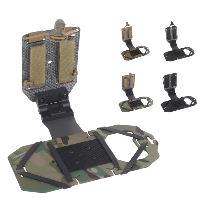 Newest Molle Front Folding Navigation Board Mobile Folding Tactical Phone Holder for Vest Chest Equipment